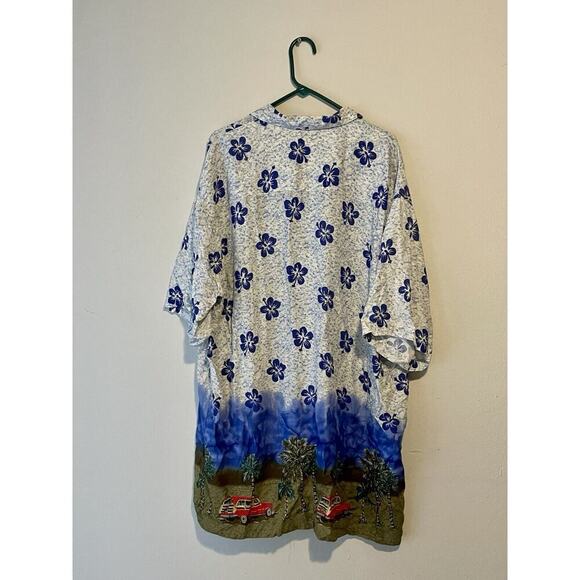 VTG Pineapple Connection Hawaiian Tropical Mens Small Button Up Shirt 2XT - Picture 7 of 7